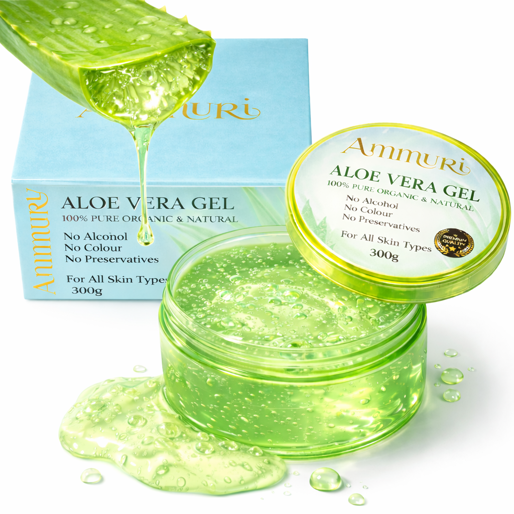 Ammuri Organic Aloe Vera Gel for All Skin Types